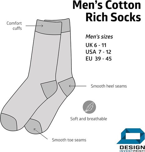 جوارب جديدة هدية عيد الميلاد الخامس والستين للرجال فكرة تذكار لعمر 65 عامًا (مقاس 7-12) in Kuwait
