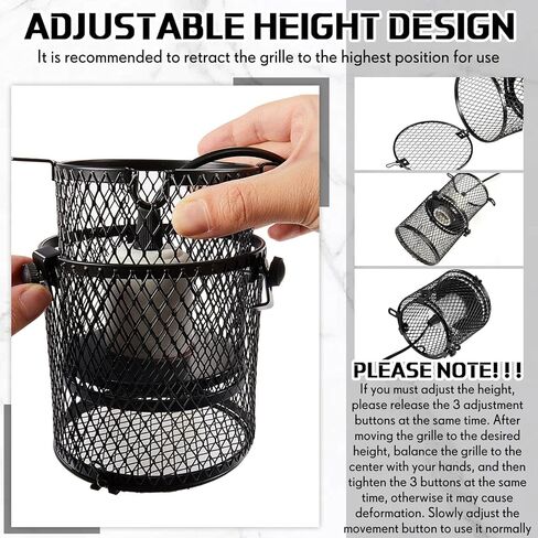 2 Pcs Retractable Reptile Heat Lamp Holder Reptile Anti Scald Lampshade Ceramic Heat Emitter Heating Lamp Shade with Switch for Pet Amphibian Snakes Lizards Turtle Frogs Chicks, Without Bulb in Kuwait