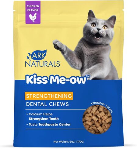 Ark Naturals, Kiss Me-Ow Strengthening Chicken Dental Chews, 3 oz in Kuwait