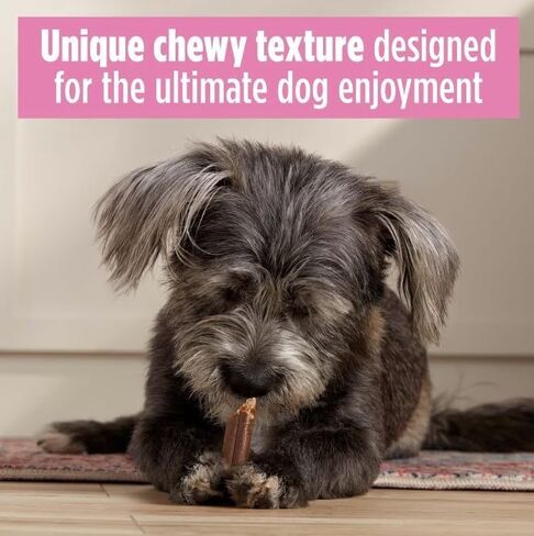 حلوى ميلك بون ميني كومفورت للمضغ من لحم البقر الحقيقي للكلاب، عبوتان - 7.4 أونصة - بالإضافة إلى لفة أكياس البراز الصديقة للبيئة وملصق فينيل My Best Friend in Kuwait