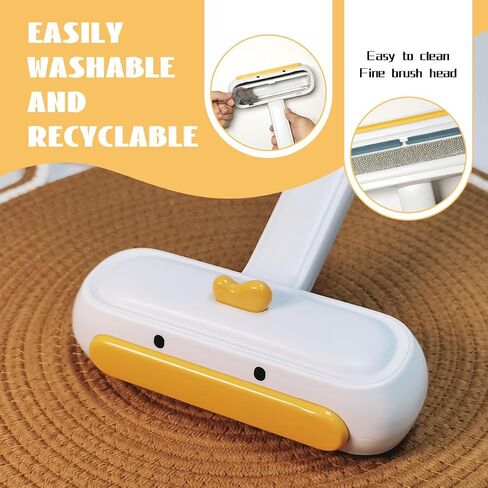 Effortlessly Remove Pet Hair Anywhere with our Portable Pet Reusable Hair Remover - Perfect for Pet Owners of All Ages! in Saudi Arabia