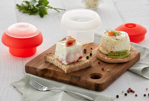 Lekue Cylinder Ovo Egg Molds, Clear in Saudi Arabia
