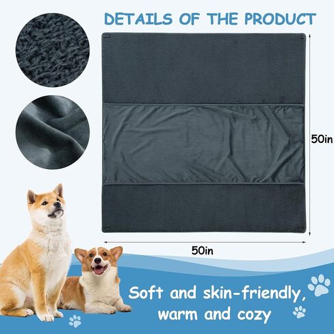 Whelping Pad,Whelping Box Liner Mats Washable and Waterproof with Burrowing Warm Pocket, Extra Absorbent with Waterproof Bottom,Pet Whelping Pad for Training,Whelping,Playpen(50 * 50IN) in Saudi Arabia