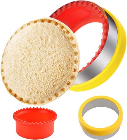 Sandwich Cutter and Sealer Vegetable Cutters for Kids Uncrustables Sandwich Maker Lunchbox Bento Box DIY Lunch in Saudi Arabia