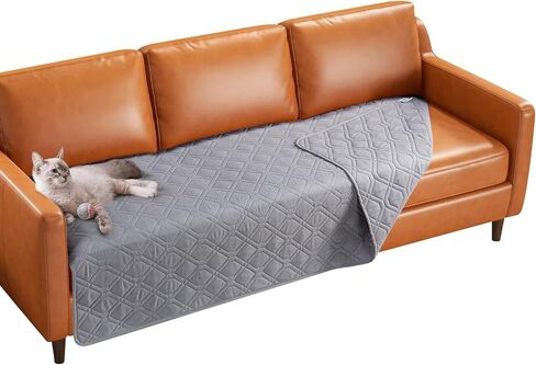 Reversible Dog Bed Covers 42 x 68Inch pet furniture covers bed cover for dogs sofa protector for dogs(Light Gray) in Saudi Arabia