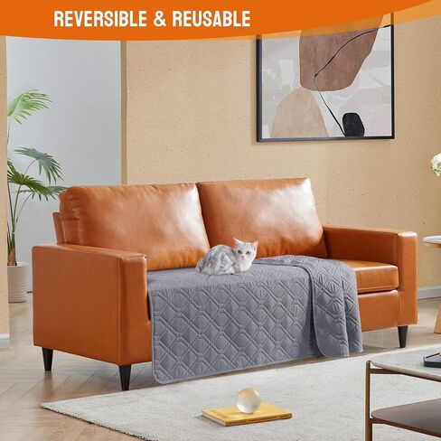 Reversible Dog Bed Covers 42 x 68Inch pet furniture covers bed cover for dogs sofa protector for dogs(Light Gray) in Saudi Arabia