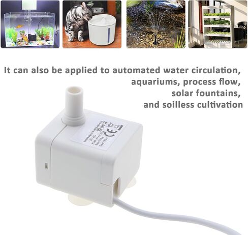 The Lord of the Tools Water Fountain Pump with 1.5M USB Wire Compatible with WF010 WF020 WF030 WF050 for Cats Dogs Aquarium Fish Tank Pet Water Dispenser in Saudi Arabia