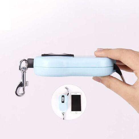 1 قطعة 2 متر التلقائي قابل للسحب الكلب المقود تلسكوبي المحمولة الجر حبل حزام للكلاب الأليفة جرو (السماء الزرقاء) in Kuwait