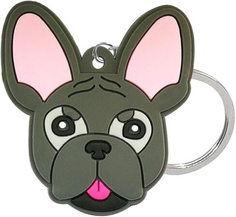 Silicone Dog Pet Keychain - A Dog Lover's Tribute - Puppy Memorial Keyring in Saudi Arabia