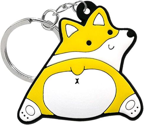 Silicone Dog Pet Keychain - A Dog Lover's Tribute - Puppy Memorial Keyring in Saudi Arabia