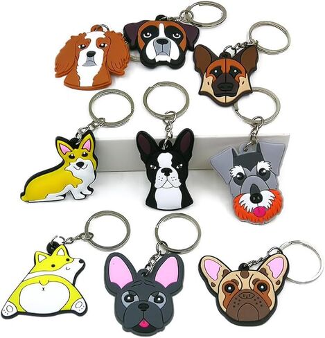 Silicone Dog Pet Keychain - A Dog Lover's Tribute - Puppy Memorial Keyring in Saudi Arabia