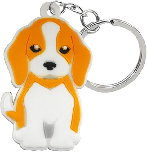 Silicone Dog Pet Keychain - A Dog Lover's Tribute - Puppy Memorial Keyring in Saudi Arabia