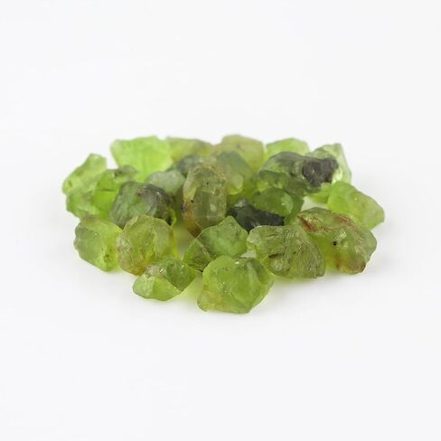 Natural Raw Green Peridot Crystal Healing Untreated Raw Rough Loose Gemstones for Tumbling, Cabbing, Fountain Rocks, Polishing, Wire Wrapping, Wicca & Reiki Crystal Healing (100 Carat Lot) in Saudi Arabia