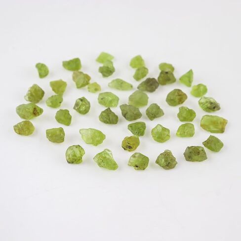 Natural Raw Green Peridot Crystal Healing Untreated Raw Rough Loose Gemstones for Tumbling, Cabbing, Fountain Rocks, Polishing, Wire Wrapping, Wicca & Reiki Crystal Healing (100 Carat Lot) in Saudi Arabia