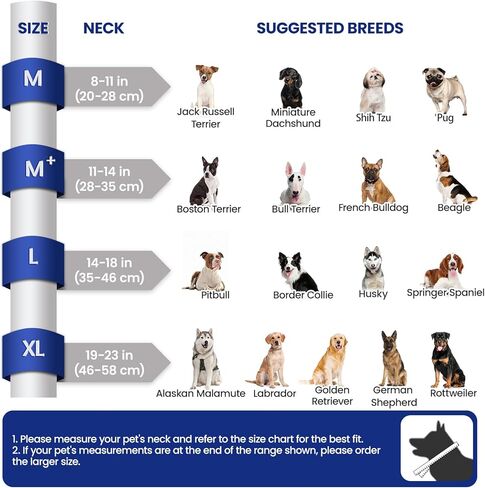 مخروط الكلب BARKLESS، طوق دونات ناعم للكلاب بعد الجراحة للكلاب المتوسطة الكبيرة، مخروط كلب قابل للنفخ مع درع معزز مضاد لللعق وقابل للفصل، لا يحجب رؤية الكلاب الكبيرة جدًا، بديل مخروطي محايد للكلاب in Kuwait