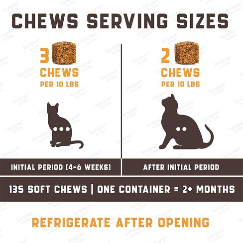 Cat Calming Treats for Stress and Aggressive Behavior - Help Reduce Cat Anxiety and Promote Relaxation - Thunderstorms, Grooming, Traveling - Hemp Calming Cat Treats with American Quality - 135 Chews in Kuwait