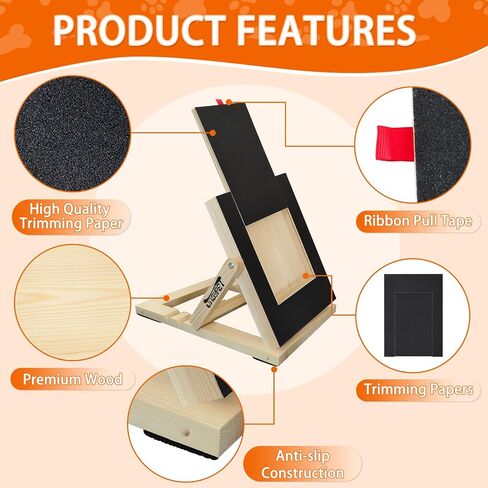 Dog Nail Scratch Board File Stress-Free Dog Scratch Board Dog Nail File Board with Sandpaper No Anxiety for Small Medium Dogs Puppy and Cats Sensitive Dog Nail Trimmer in Saudi Arabia