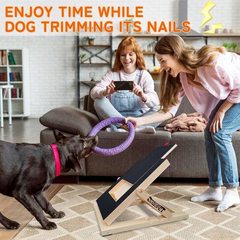 Dog Nail Scratch Board File Stress-Free Dog Scratch Board Dog Nail File Board with Sandpaper No Anxiety for Small Medium Dogs Puppy and Cats Sensitive Dog Nail Trimmer in Saudi Arabia
