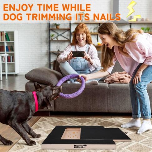 Dog Nail Scratch Board File Stress-Free Dog Scratch Board Dog Nail File Board with Sandpaper No Anxiety for Small Medium Dogs Puppy and Cats Sensitive Dog Nail Trimmer in Saudi Arabia
