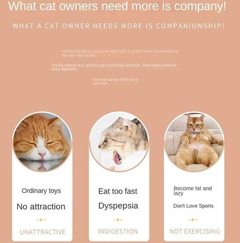 لعبة القطط الخشبية، كرات المسار الدوارة، لعبة الطعام المتسرب المحملة بنابض، ألعاب تفاعلية للقطط in Kuwait