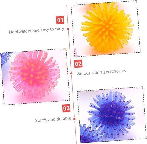 5pcs Cat Prickly Ball Toy Ball Pets Scratching Toy Pet Squeaky Chewing Balls Dog Chew Toys Cat Kick Toys Motion Sisal Toys Puppy Biting Toy Cat Chew Toys Cat Ball Plastic Spherical in Saudi Arabia