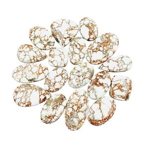 SGM Shop™ Natural Solar Quartz White Druzy Loose Gemstone Flat Back Mix A+ Quality For Jewelry Making, Crafts & DIY, Wedding Gift, Healing Chakra, Wire Wrapping Crystals-3 Pcs