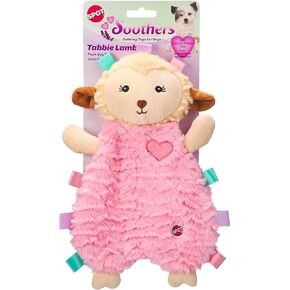 SPOT Soothers- Tabbie Lambie Dog Toy-Separation Anxiety Toys for Dogs, Stuffing Free, Scented with Calming Lavender Fragrance Beads to Safely Calm and Relax Dogs and Puppies, 12in