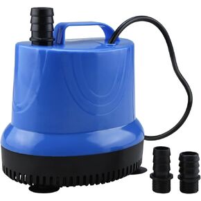 Yaegoo Submersible Water Pump Water Fountain Pump for Fish Tank, Pond, Aquarium, Hydroponics, Fountain Waterfall, Blue (1188GPH)