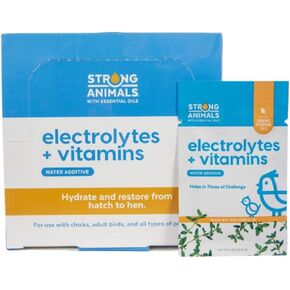 Electrolytes & Vitamins Rehydration for Backyard Flocks containing Thyme Essential Oils (30 Servings)