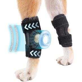 2024 Dog Leg Braces Dog Knee Brace for Back Leg- Dog Hip Brace for Torn Acl and Joint Relief -Dog Leg Sleeve - Dog Back Leg Support and Joint Supplement Black (L)