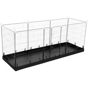PJYuCien Rectangle Dog Playpen Bottom Pad - Fits 8 Panels 32" Width Metal Dog Playpen -32"x96" Size 600D Oxford Cloth Waterproof Playpen Bottom Pad (Note: Only Bottom Pad, No Playpen!!!)