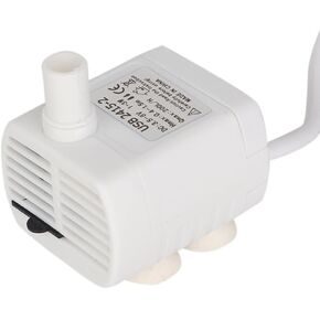 Pump Submersible USB Small Fountain Pumps White Mini for Aquariums Pet Ultra Quiet Outdoor Small Fountain