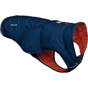 Ruffwear, Quinzee Insulated, Water-Resistant Jacket for Dogs with Stuff Sack, Blue Moon, X-Small