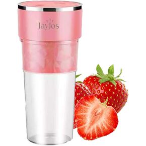 Portable Blender Smoothie Juicer Cup USB Rechargeable Home Travel Personal Mini size, Electric Powerful Sports (Pink) in Saudi Arabia
