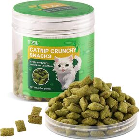 Crunchy & Soft Treats,Chicken Flavor Cat Treat, All Natural & Safe for Cat (100g)