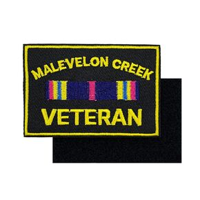3'' Malevelon Creek Veteran Embroidered Hook and Loop Patch