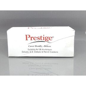 Prestige Cover Handle Suitable for All Aluminum Deluxe, Stainless Steel And Handi Pressure Cookers, Black, Small