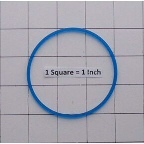 Replacement Gasket Compatible with Sensio Bella Cucina Blender 3" Inch Diameter approx.(4 Pack White) After Market Part