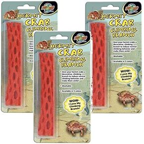(3 Pack) Zoo Med Hermit Crab Climbing Branch - Assorted Colors