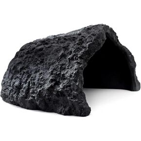 Reptile Rock Hide Cave Large Reptile Habitat Turtle Hideouts Cave for Lizards Bearded Dragon Leopard Gecko Snake Amphibians Fish