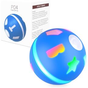 BENTOPAL Interactive Dog Toy Wicked Ball for Indoor Cats/Dogs with Motion Activated/USB Rechargeable