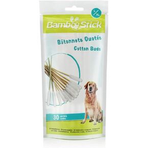 H3D BambooStick Cotton Buds for Cleaning Dog's Ear (Triple 50 Pack), Large/X-Large