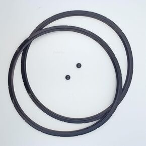 09985 Pressure Canner Sealing Ring Gasket for presto 01745 01751 01755 01781 01782 01784 Pressure Cooker 16 18 23 Quart Including Overpressure Plug (2 Packs)