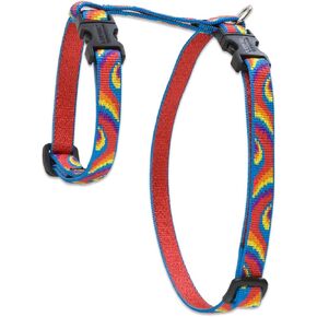 LupinePet Originals 1/2" Lollipop 12-20" H-style Harness for Small Pets