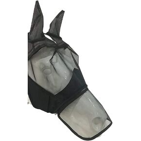 Horse Fly Flying Mask Ears Full Face Mesh Protection Anti-UV Mosquito (Full Horse)