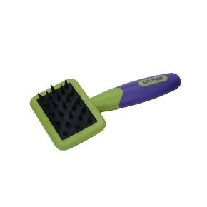 Li’l Pals Kitten Massage Brush - Rubber Bristles for Wet or Dry Use - One Size