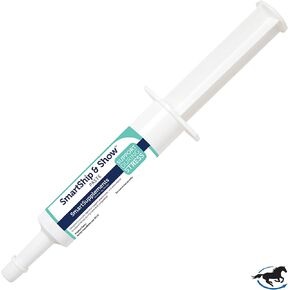 SmartPak SmartShip & Show Paste Travel Ready Probiotics & Prebiotics | Enriched for Digestive Health to Support Your Horse During Trailering, Competition & Stress, Butterscotch Flavor, Pack of 6 Tubes