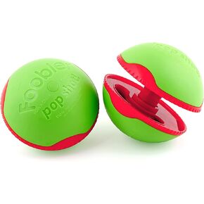 وحدة تغذية للمكافآت في الوقت المناسب من L'chic Foobler Pop-Shot، لعبة توزيع المكافآت التفاعلية للكلاب، وحدة تغذية أوتوماتيكية للكلاب، لعبة كرة تفاعلية للكلاب، أدخل الطعام الجاف، مناسبة للكلاب الصغيرة والمتوسطة والكبيرة in Kuwait