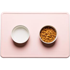 Remy+Roo Sand Silicone Dog Food Mat for Pet Bowls | Cat Food Mat | Premium Pet Bowl Mat | Dog Food Mats for Floors Waterproof-100% | Non-Slip | Dishwasher Safe | Dog Mat for Food and Water