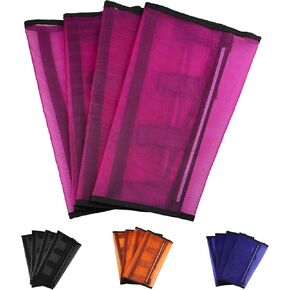 Mesh Fly Boots for Horse, Strong Fasteners, Easy to Put On Equine Fly Boots, Long-Lasting for Daliy Wear, Flexible to Fit Most Horse Legs, SET of 4 Leg Fly Protection